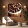 Kaffeebohnen Nahaufnahme