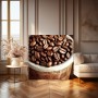 Kaffeebohnen Nahaufnahme