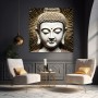 Buddha Antlitz in ruhiger Eleganz