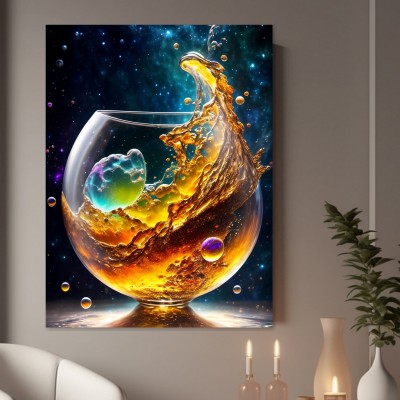 Kosmischer Goldrausch im Glas