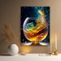 Kosmischer Goldrausch im Glas