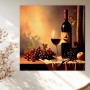 Rotwein Stillleben mit Trauben