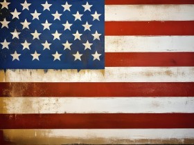 Vintage USA Flagge