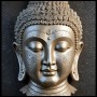 Buddha Porträt in Silber