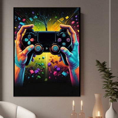 Neon Gaming Controller
