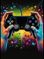 Neon Gaming Controller