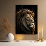 Majestätischer Löwe im Licht