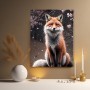 Fuchs im Blütenwald