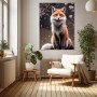 Fuchs im Blütenwald