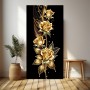 Goldene Rosen auf Schwarz