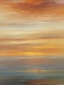 Goldener Horizont am Meer