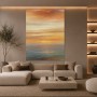 Goldener Horizont am Meer
