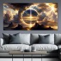 Kosmische Sonnenfinsternis über Gebirgslandschaft