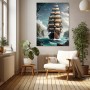 Segelschiff in tropischer Bucht