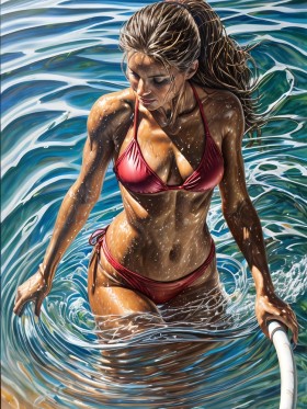 Sommerglanz im Wasser