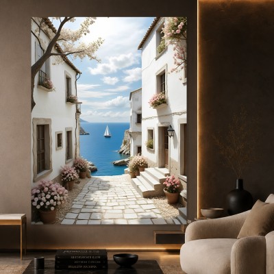 Mediterrane Küstengasse