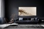 Elegante Wellenform als Acrylbild & Gallery Leinwand in Creme