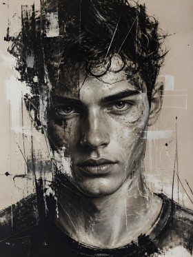 Intensiver Blick als Wandbild und Fine Art Print Intensiver Blick als Wandbild und Fine Art Print