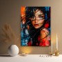Intensives Porträt als Wandbild und Acrylglasbild