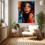 Intensives Porträt als Wandbild und Acrylglasbild