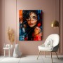Intensives Porträt als Wandbild und Acrylglasbild