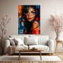 Intensives Porträt als Wandbild und Acrylglasbild