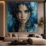 Blaue Intensität – Wandbild als Fine Art Print