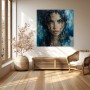 Blaue Intensität – Wandbild als Fine Art Print