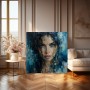 Blaue Intensität – Wandbild als Fine Art Print