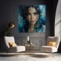 Blaue Intensität – Wandbild als Fine Art Print