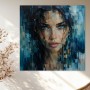 Blaue Intensität – Wandbild als Fine Art Print
