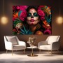 Día de los Muertos Modernes Wandbild & Poster mit Rosen