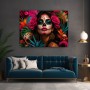 Día de los Muertos Modernes Wandbild & Poster mit Rosen