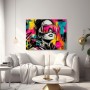 Neon Vision – Modernes Wandbild als Gallery Leinwand