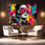 Neon Vision – Modernes Wandbild als Gallery Leinwand