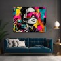 Neon Vision – Modernes Wandbild als Gallery Leinwand