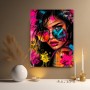Stay Wild Portrait – Modernes Wandbild als Gallery Leinwand
