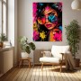 Stay Wild Portrait – Modernes Wandbild als Gallery Leinwand