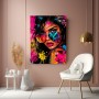 Stay Wild Portrait – Modernes Wandbild als Gallery Leinwand