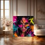 Neon Diva – Modernes Wandbild als Poster