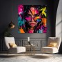 Neon Diva – Modernes Wandbild als Poster