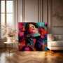 Modernes Wandbild „Colorful Muse“ als Acrylglasbild