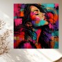 Modernes Wandbild „Colorful Muse“ als Acrylglasbild