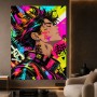 Neon Rebellion – Modernes Wandbild als Gallery Leinwand
