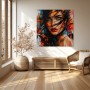Fesselnder Blick – Modernes Wandbild als Acrylglasbild in Street-Art-Optik