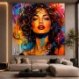 Expressives Porträt als Modernes Wandbild und Leinwandbild