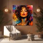 Expressives Porträt als Modernes Wandbild und Leinwandbild