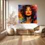 Expressives Porträt als Modernes Wandbild und Leinwandbild