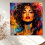 Expressives Porträt als Modernes Wandbild und Leinwandbild