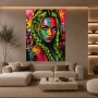 Neon Street Muse – Modernes Wandbild als Acrylbild